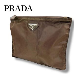 Prada Men's Brown Toiletry Bag